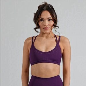 Buffbunny Eggplant 🍆 Limitless Laser Cut Sports Bra | Medium